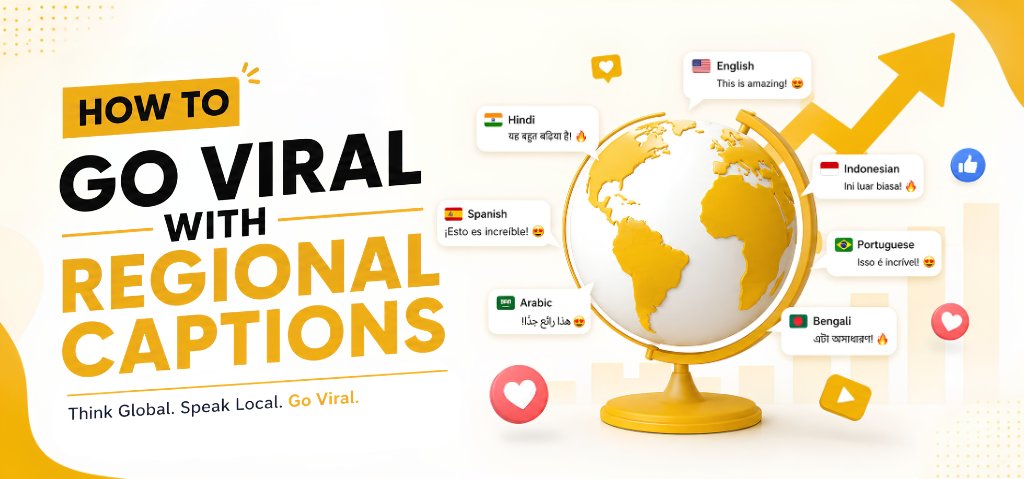 How to go viral with regional captions: think global, speak local