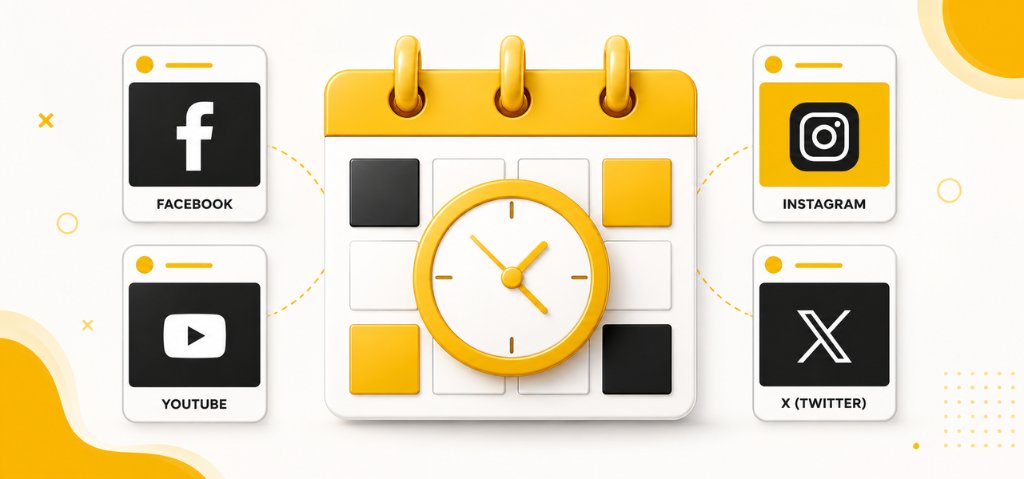 The cross-platform posting schedule that doesn't get you rate-limited